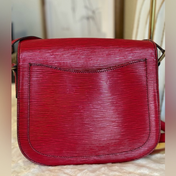 Louis Vuitton Epi Saint Cloud Shoulder bag/ Crossbody. Red - Picture 2 of 12
